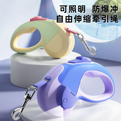 Retractable Dog Leash for Small Medium Dogs 3m 5m Auto Reel Shock Absorbing