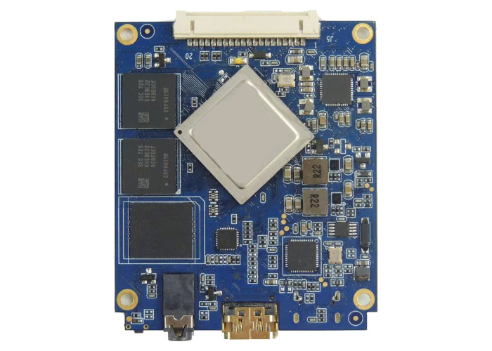 Green or Blue Customized Epoxy Resin Rigid PCBA Circuit Board with Mechanical Rigidity