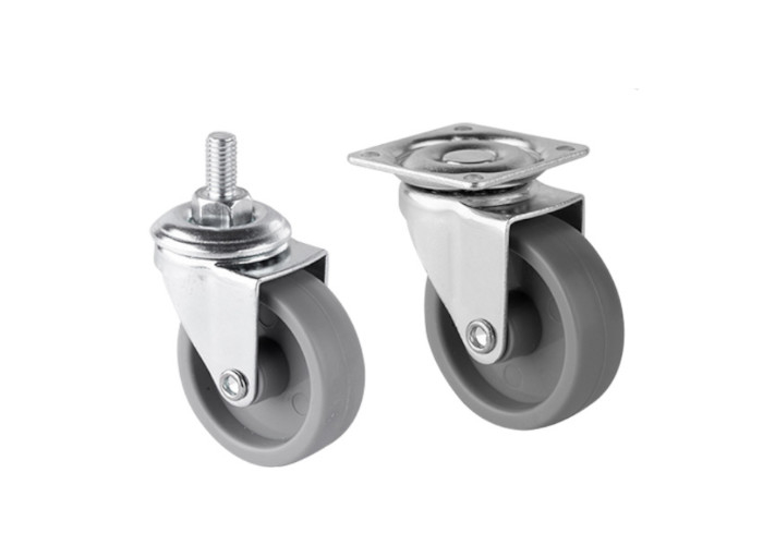 Efficient TPR Swivel Casters for Light Industry: 2" & 3" Wheels for Smooth & Durable Trolley Movement