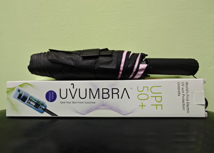 Introducing The World's First Electric Umbrella With UPF50 UV Protection 53.5 Cm * 6 Ribs