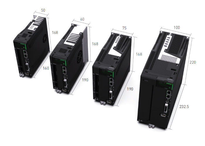 Servo drive E1 series, free of debugging, supports multiple motors, suitable for the automation industry.
