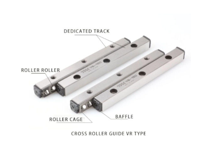 Cross roller guide VR in precision grade: smooth operation, low noise, suitable for the automation industry