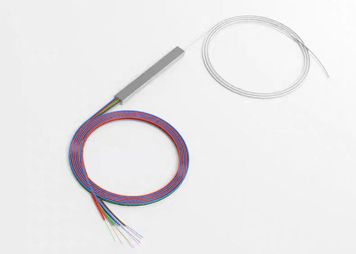 PLC Fiber Optic Splitter Miniature Steel Tube Type 1x2/4/8/16/32/64/128 Splitter Without Head Differential