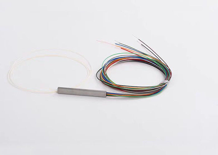 PLC Fiber Optic Splitter Miniature Steel Tube Type 1x2/4/8/16/32/64/128 Splitter Without Head Differential