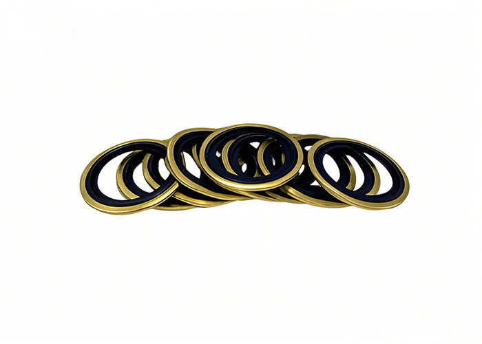 High - pressure, Wear - resistant and Oil - resistant Galvanized and Copper - plated Hydraulic Joint Combined Washers, Carbon Steel, Compression - resistant and Wear - resistant