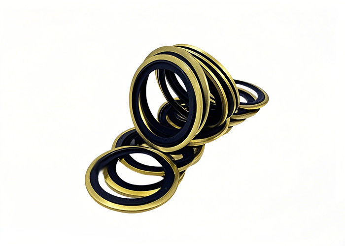 High - pressure, Wear - resistant and Oil - resistant Galvanized and Copper - plated Hydraulic Joint Combined Washers, Carbon Steel, Compression - resistant and Wear - resistant