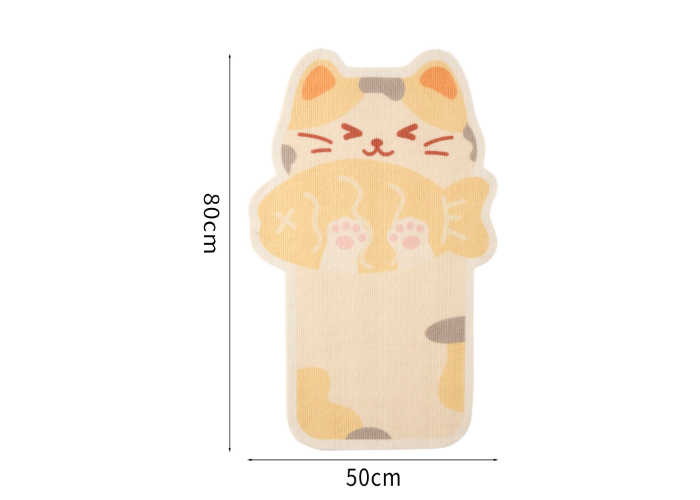 120g/134g/110g/100g Polyester Jumbo Wall-Mounted Cat Scratching Panel Cartoon Fabric Protector for Sofa Furniture