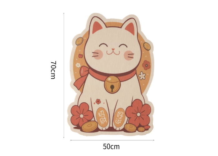 120g/134g/110g/100g Polyester Jumbo Wall-Mounted Cat Scratching Panel Cartoon Fabric Protector for Sofa Furniture