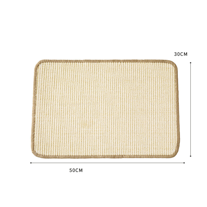 Wall-Mounted Sisal Cat Scratching Post for Furniture Protection