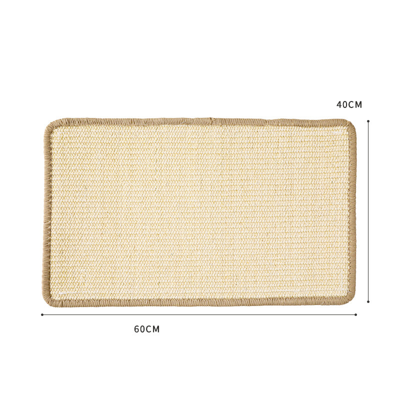 Wall-Mounted Sisal Cat Scratching Post for Furniture Protection