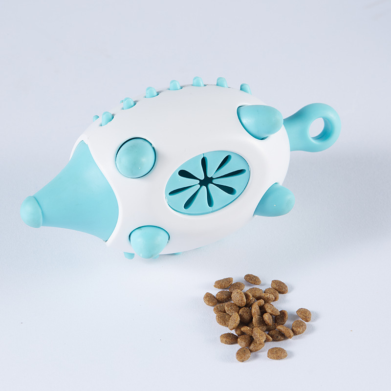 TPR Slow Feed Treat Ball Chew Toy for Dogs and Cats