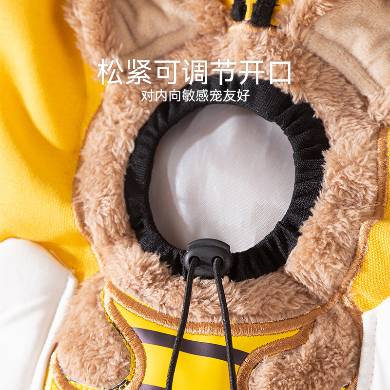 Bee-Shaped Canvas Pet Carrier Bag for Cats and Small Dogs
