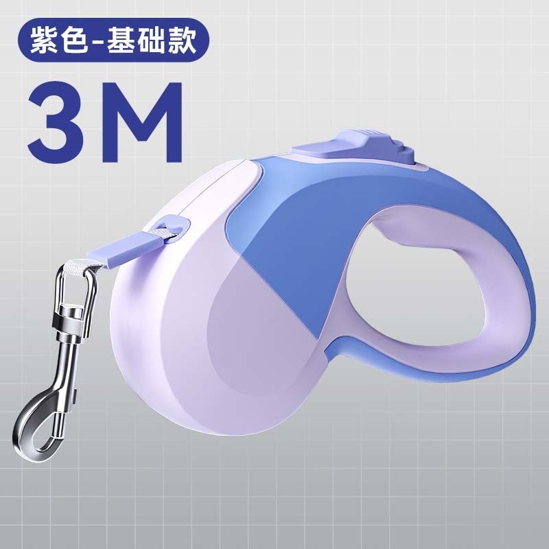 Retractable Dog Leash for Small Medium Dogs 3m 5m Auto Reel Shock Absorbing
