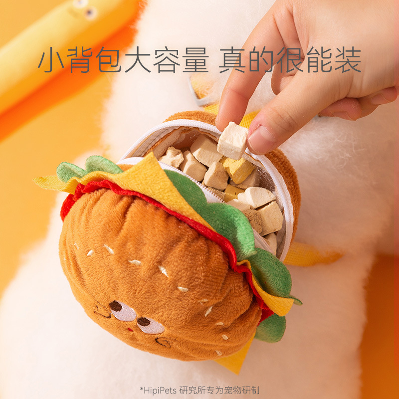 Hamburger Fries Pet Chest Harness Adjustable for Dogs Cats Sizes S M L XL