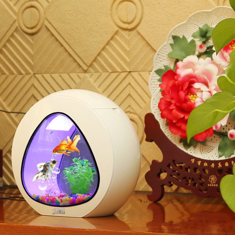 3G Acrylic Desktop Aquarium with LED for Betta Fish