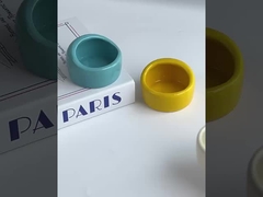 Simple-style small pet living food bowl, ceramic water bowl, hamster food bowl, anti-splash food box